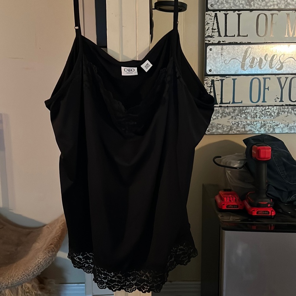 Cato Women Cami lace around bottom